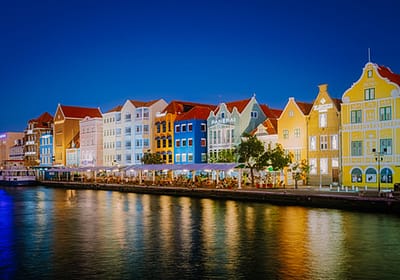 Willemstad at night