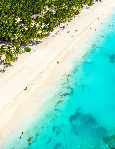 Beautiful beach in the Dominican Republic