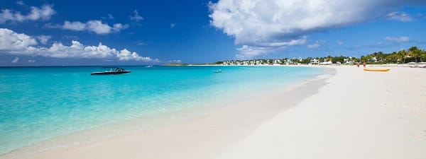 Beautiful beach in Anguilla