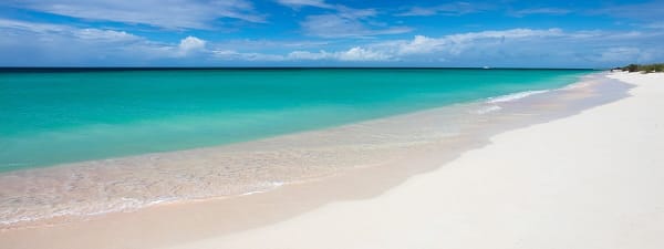 Beautiful beach in Barbuda