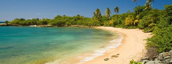 Beautiful beach near San Juan, Puerto Rico