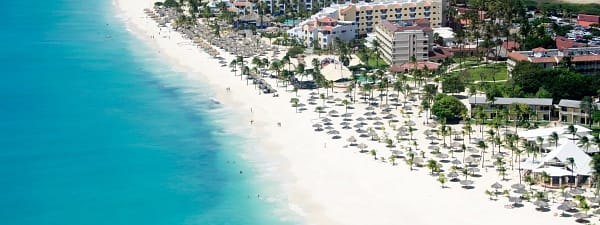 Beautiful beach in Aruba