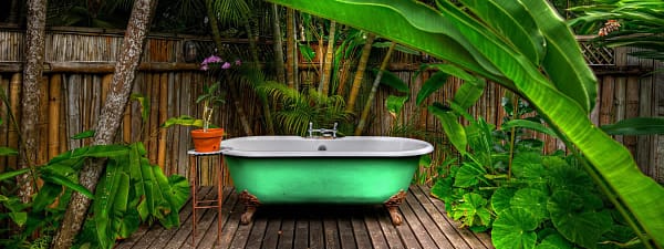 Bathroom, image courtesy of GoldenEye, Jamaica