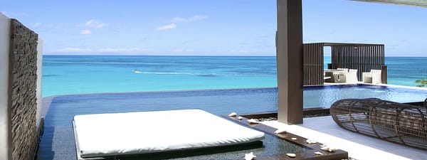 Beachfront home for sale, Antigua - view