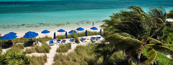 Grace Bay Beach, Providenciales, Turks & Caicos - Aerial view