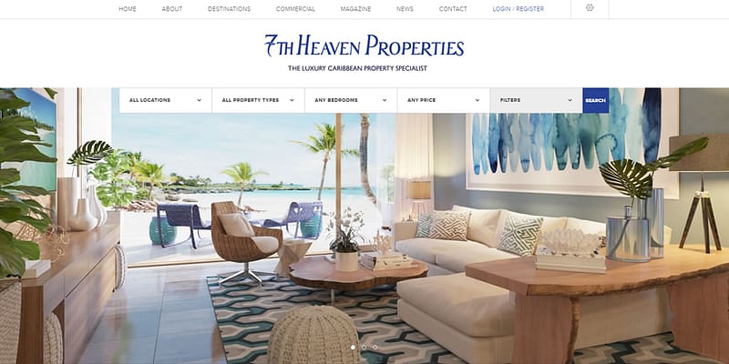 7th Heaven Properties launches new Caribbean real estate website