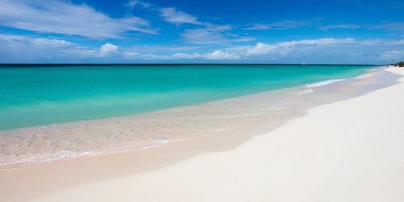 Beautiful beach in Barbuda
