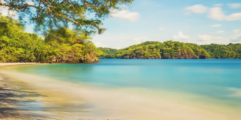 Beautiful beach in Costa Rica