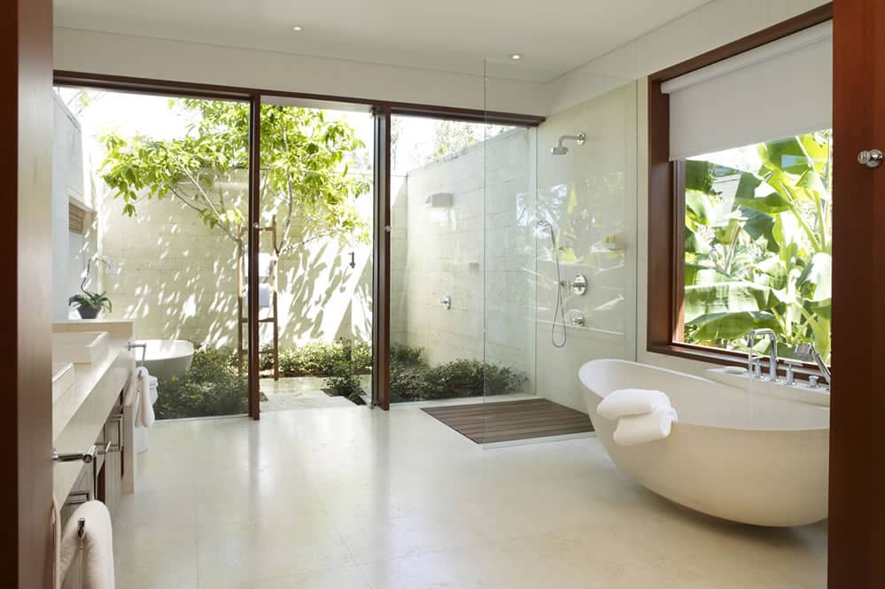 Bathroom, image courtesy of Parrot Cay by COMO, Turks & Caicos