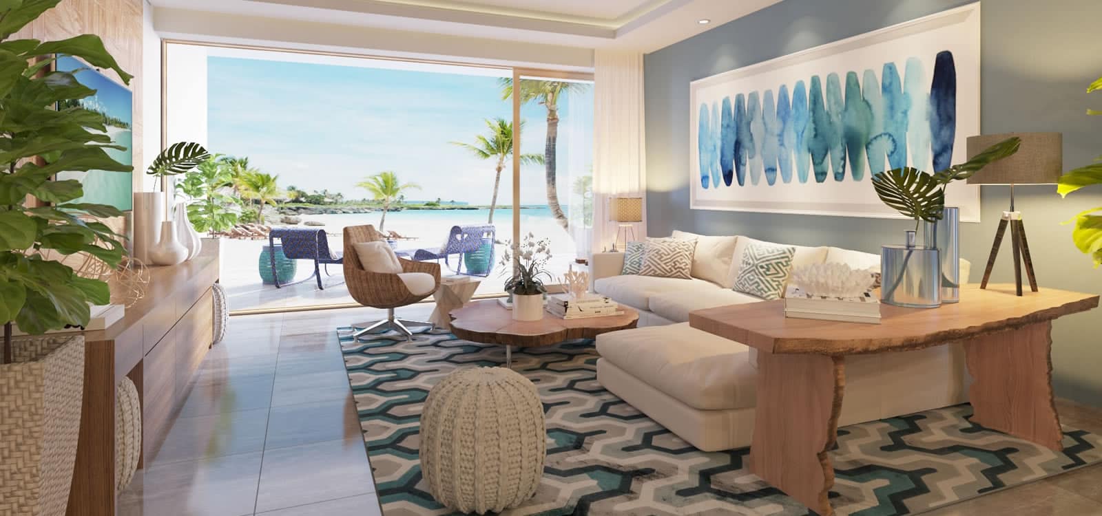 2 Bedroom Luxury Beachfront Apartments for Sale, Cap Cana, Dominican