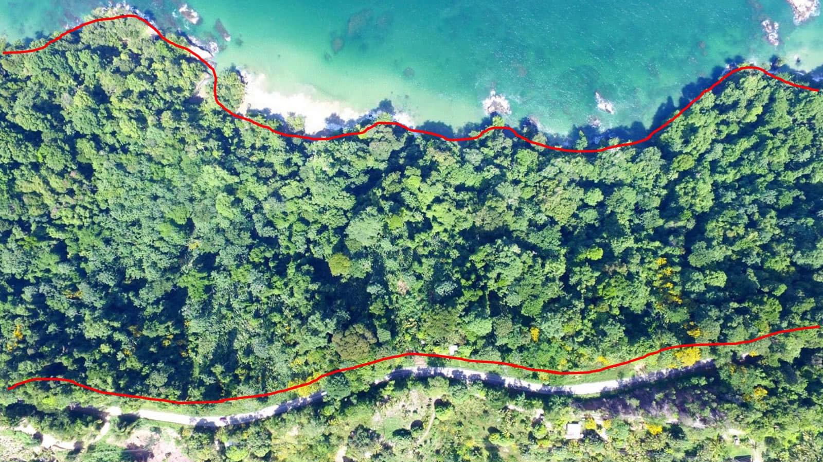 20 Acres of Waterfront Land for Sale, La Fillette, Trinidad 7th