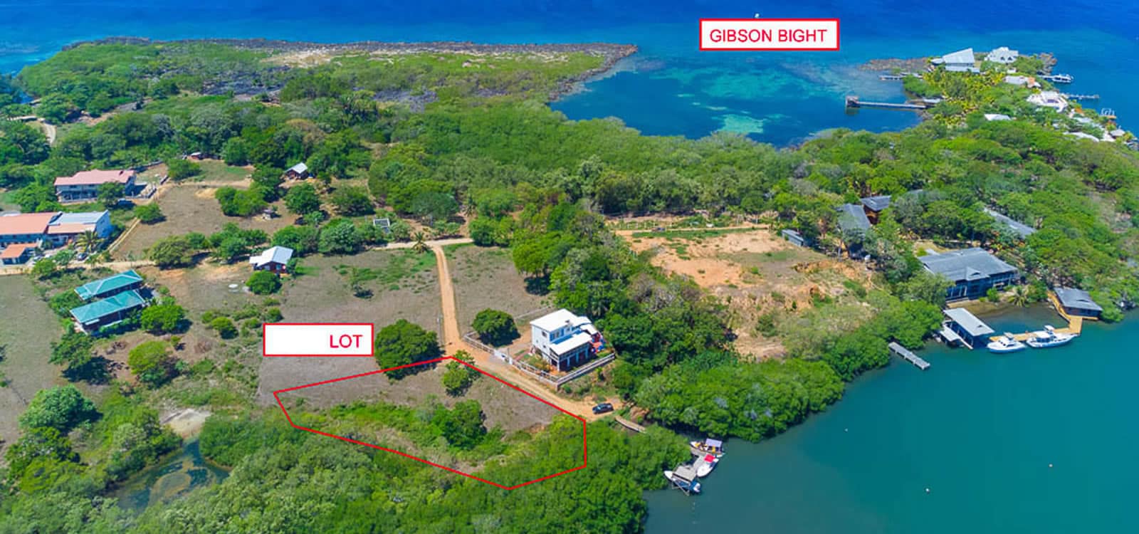 0.5 Acres of Waterfront Land for Sale, Gibson Bight, Roatan 7th