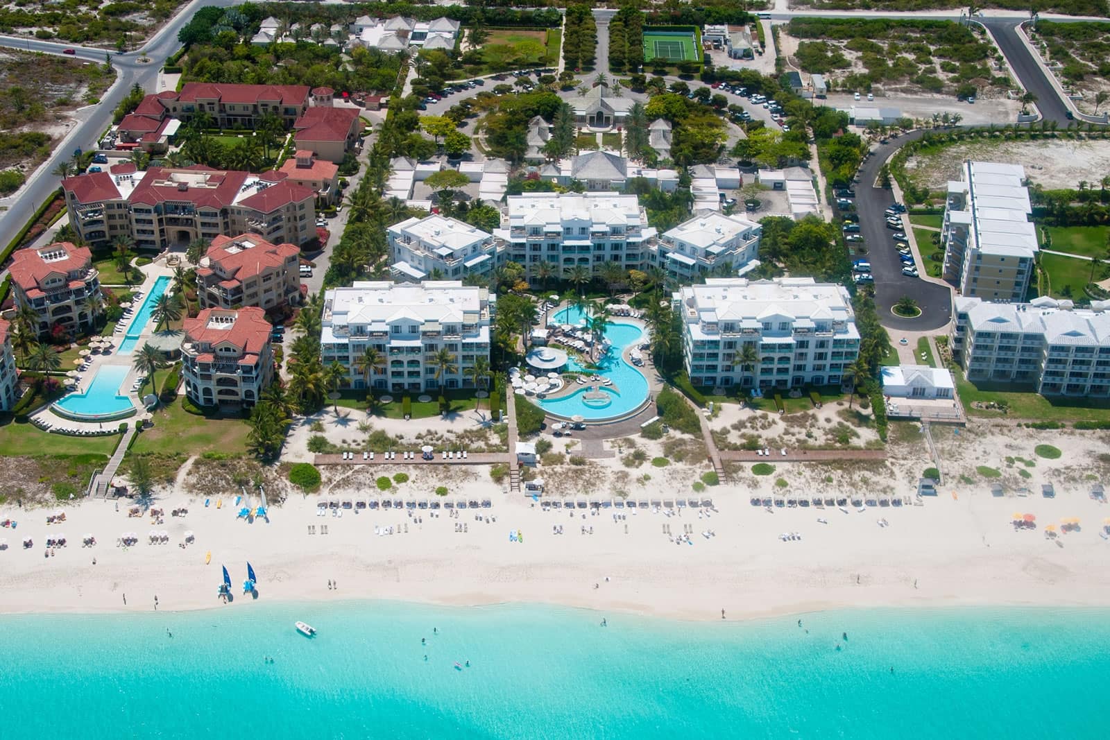 2 Bedroom Beachfront Unit for Sale, The Palms, Grace Bay, Turks