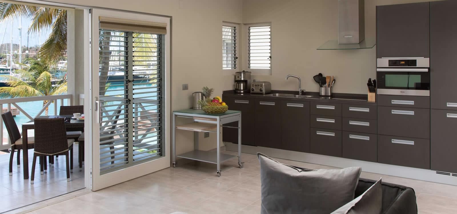 1 Bedroom Beachfront Condos for Sale, South Point, English Harbour