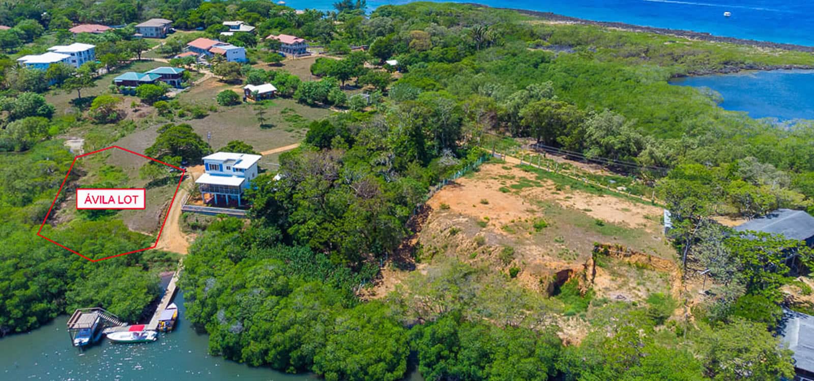 0.5 Acres of Waterfront Land for Sale, Gibson Bight, Roatan 7th