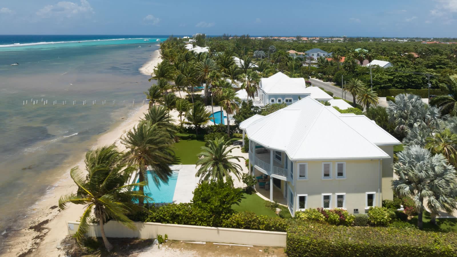 6 Bedroom Luxury Beachfront Villa for Sale, South Sound, Grand Cayman