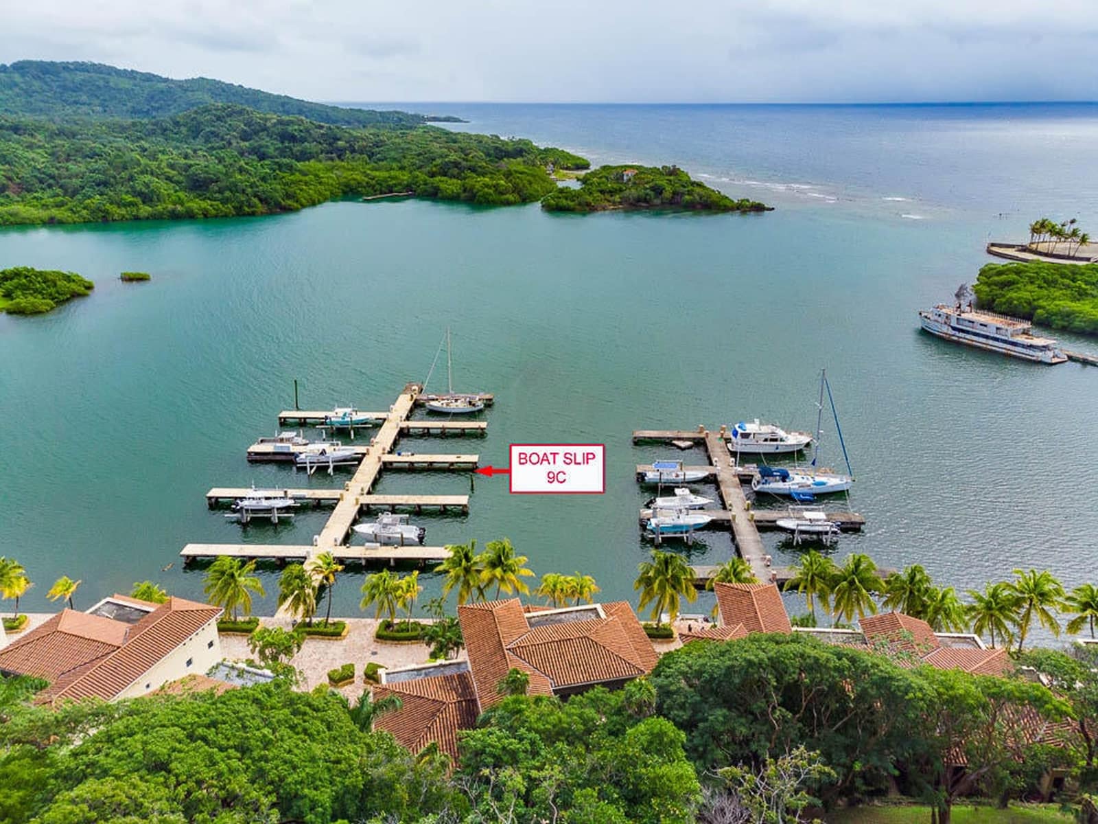 Boat Slip for Sale, Parrot Tree Plantation, Roatan 7th Heaven Properties