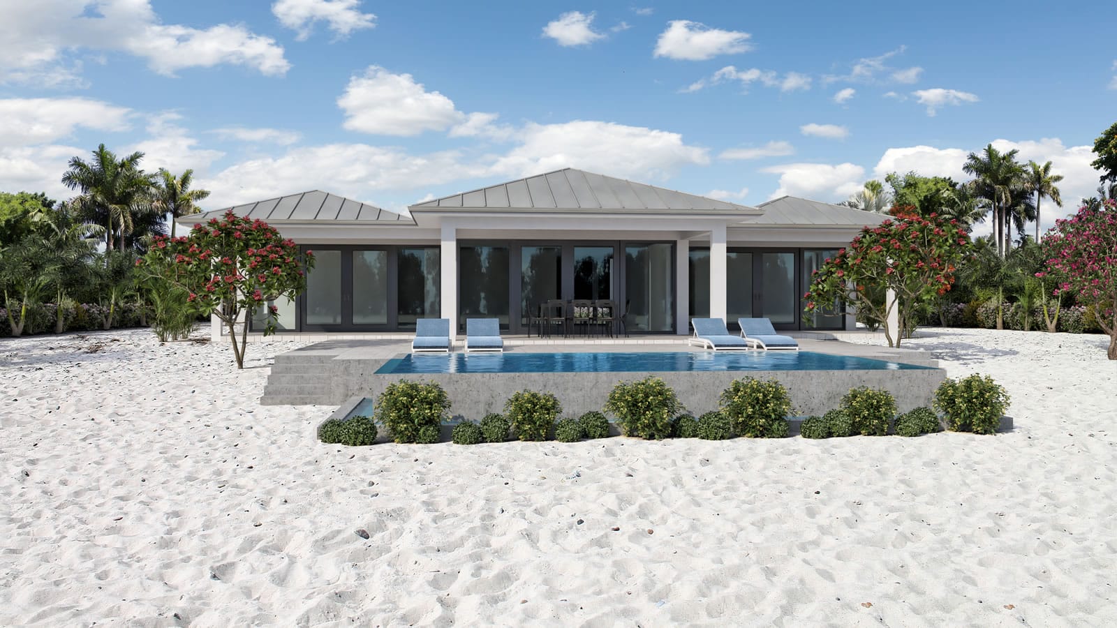 New 2 Bedroom Canal Front Villa for Sale, North Caicos Yacht Club