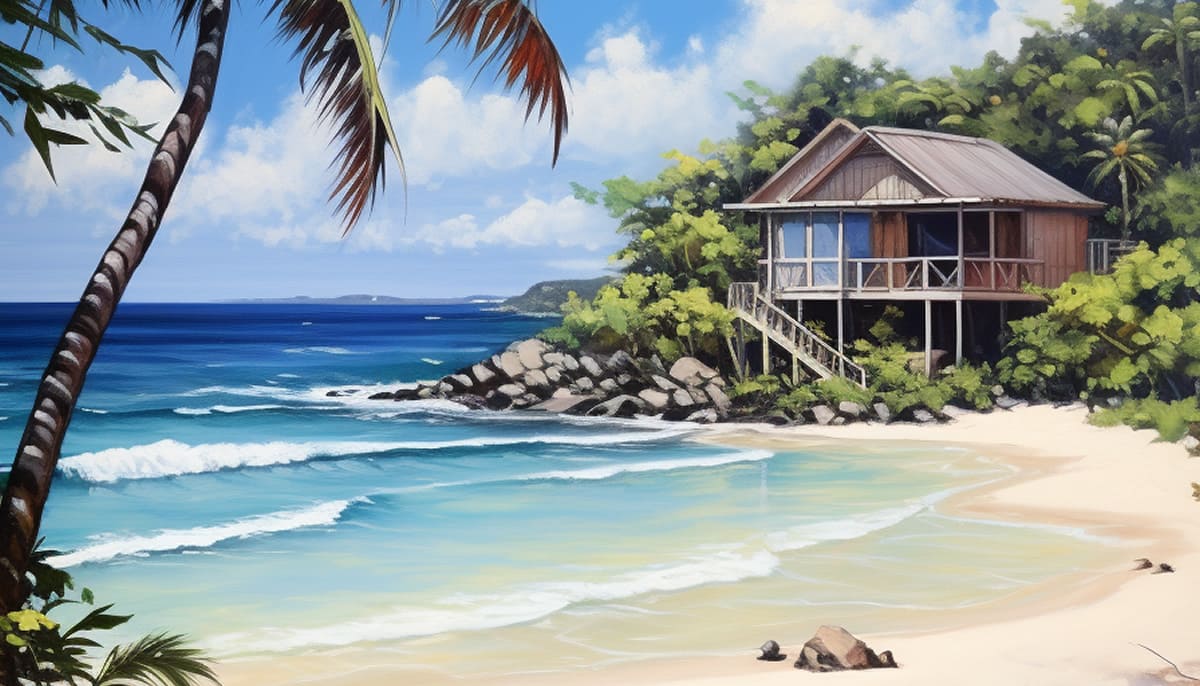 Buying property in the Caribbean - artwork