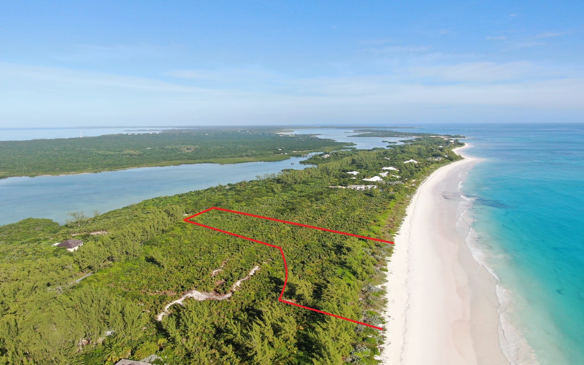 3.3 Acres of Beachfront Land for Sale, Windermere Island, Eleuthera