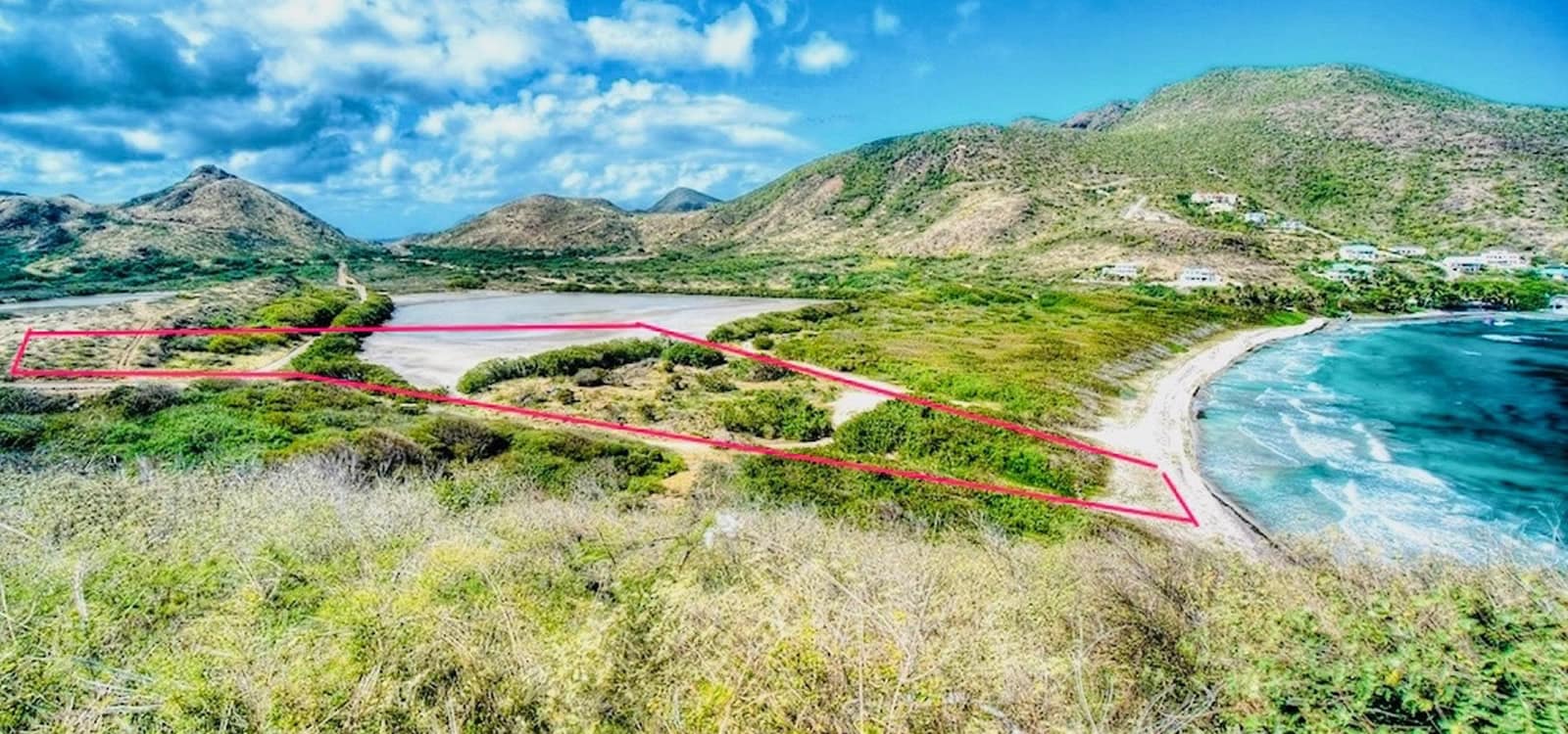 5.28 Acres of Beachfront Land for Sale, Sandy Bank Bay, St Kitts 7th