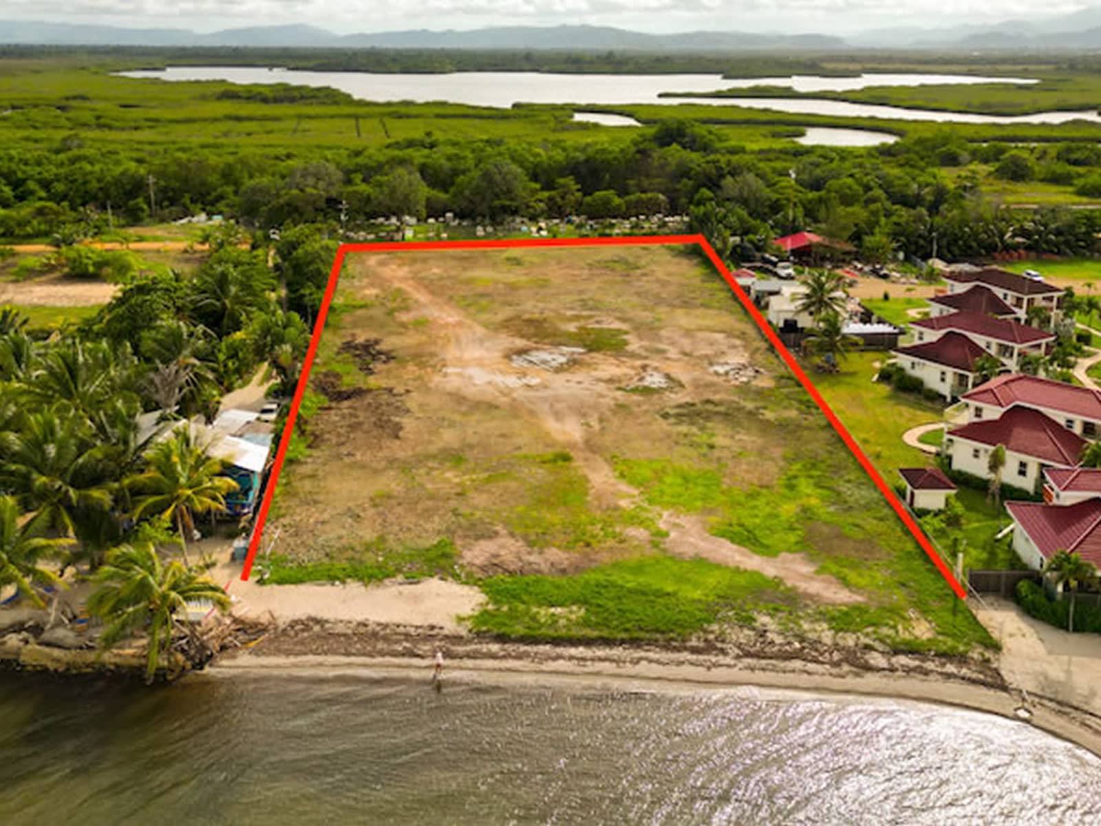 1.878 Acres of Beachfront Land for Sale, Hopkins, Stann Creek, Belize