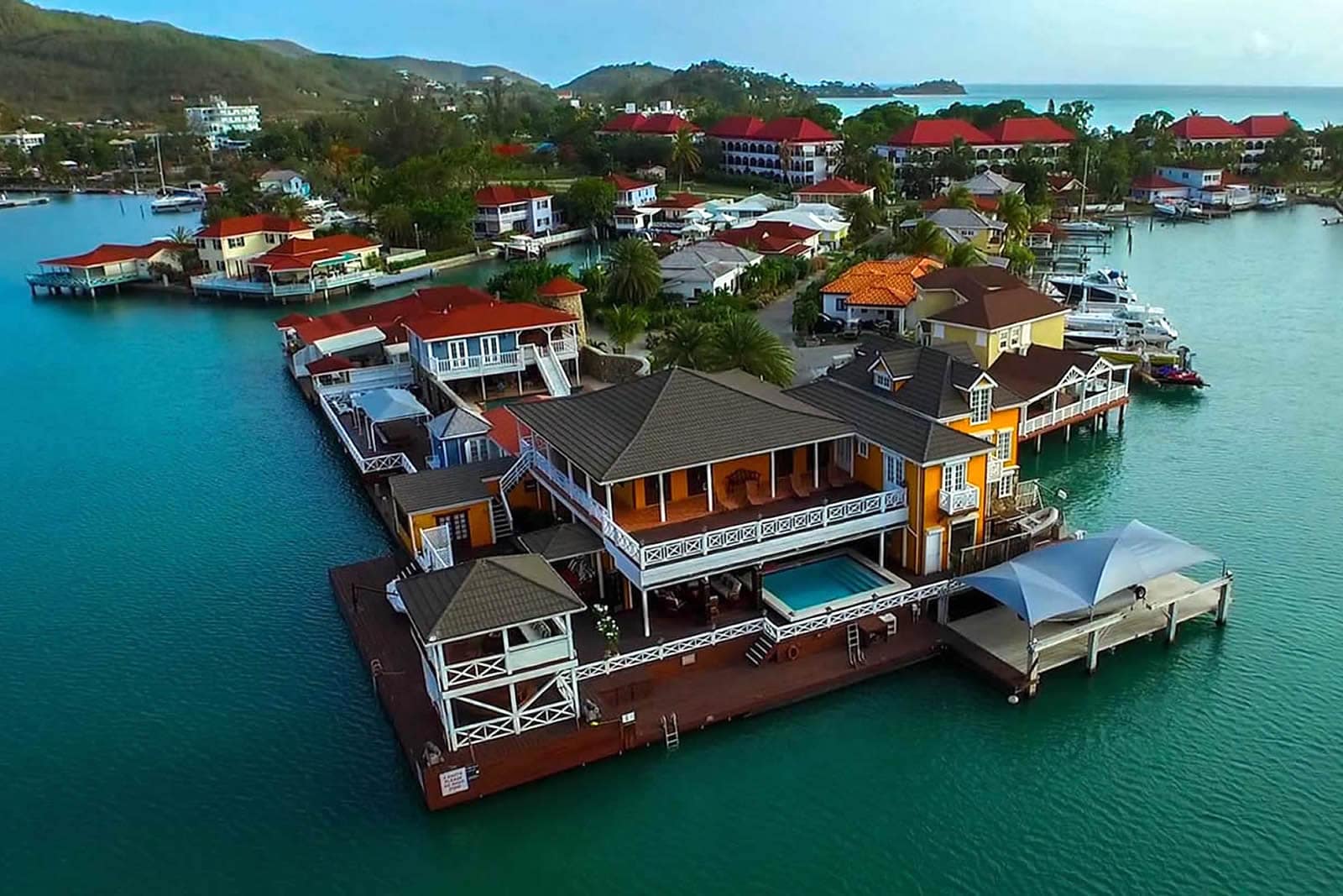 10 Bedroom Luxury Waterfront House for Sale, Jolly Harbour, Antigua